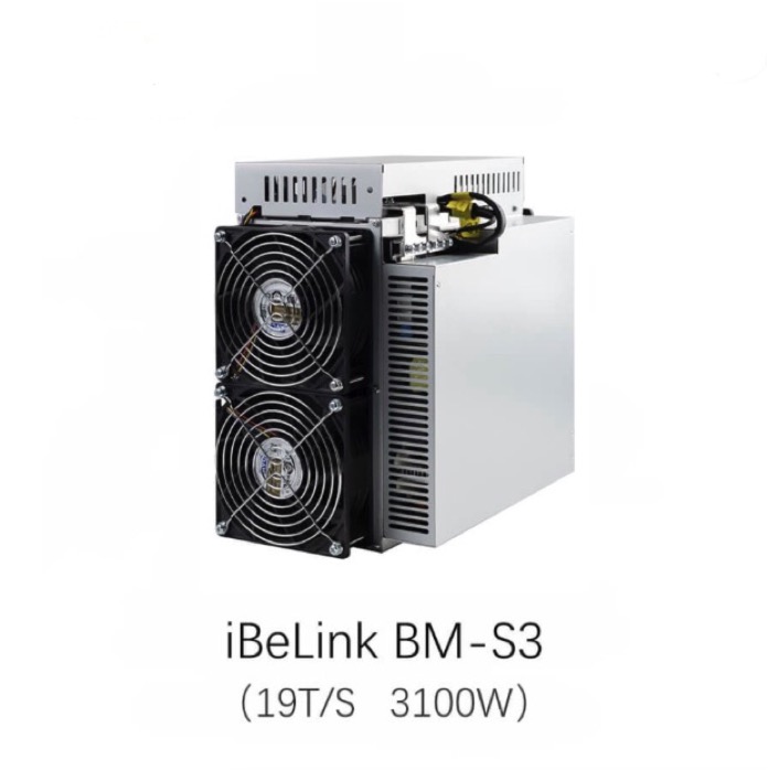 iBeLink BM-S3 19Th/s 3100W Siacoin Miner Blake2B Algorithm SC Mining Hardware